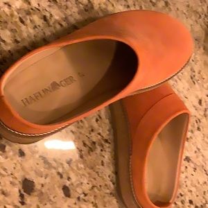 Haflinger German made suede leather clog size 10